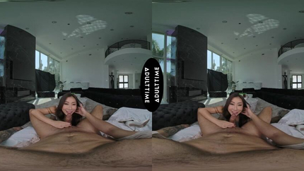 UP CLOSE VR - POV Stacked Cock Hungry Babe Nicole Doshi Titty Fucks You Then Wildly Rides You - Oliver Davis SD (2026)