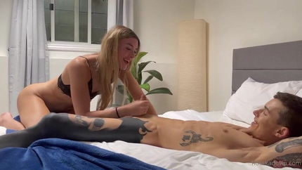 Hot Blonde TS Leah In Sensual & Passionate Fuck SD (2026)